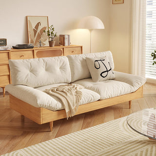 wooden sofa