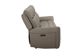 3 seater recliner leather sofa devin