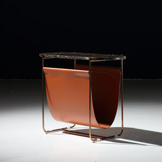 agnes magazine rack table