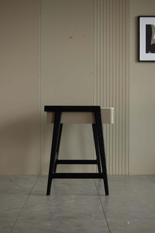 alberi modern black frame study table