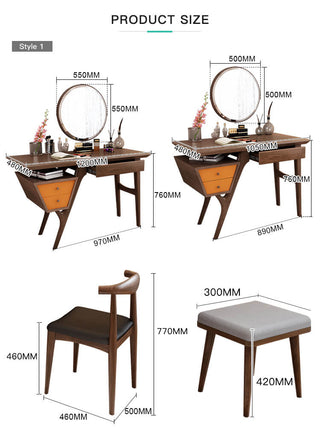alina vanity dressing table with mirror