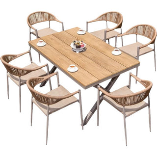 allegro garden dining table sleek