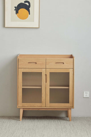 almer sideboard buffet rounded edges