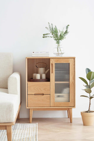 almer sideboard buffet storage oak