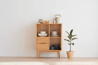 almer wood sideboard ample storage