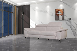 annie contemporary electric sofa top grain leather
