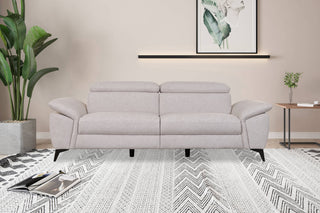 annie top grain leather sofa stationary design