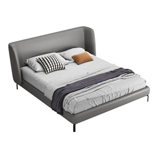antonia modern grey bed frame