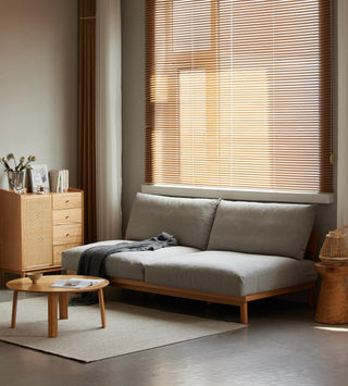 anzio sofa armless two back cushions