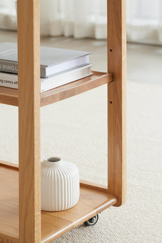 arte table with shelves storage