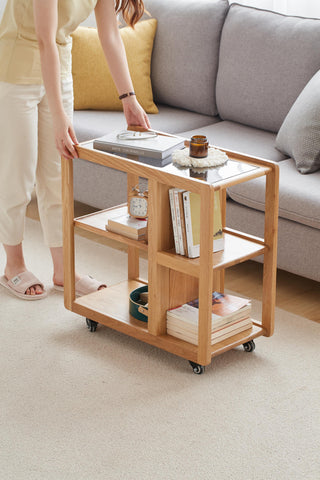 arte wood table with or without shelves