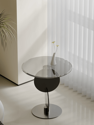 ava glass side table
