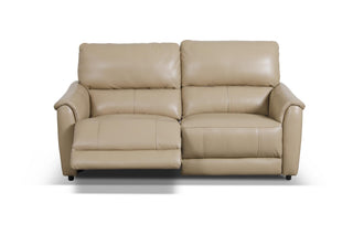 beige recliner sofa hailey usb