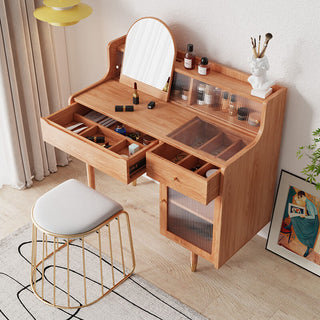 bianca wooden dressing table with storage