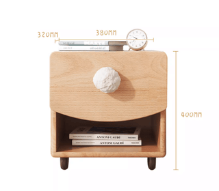 bili childrens bedside table rounded edges