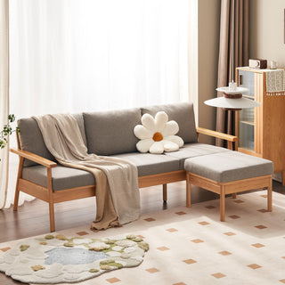 black walnut echo modern sofa