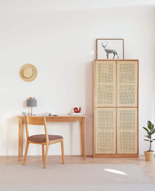 cadiz small study table two drawers