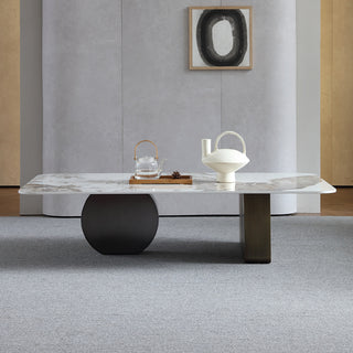 capri rectangular coffee table modern design