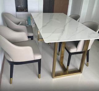 carol marble dining table