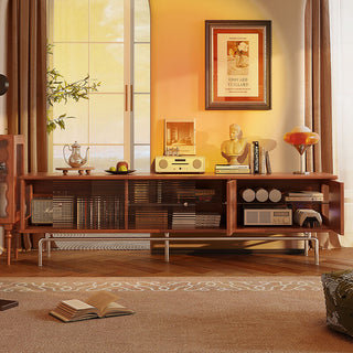 cate mid century modern tv console