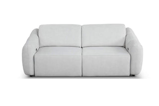 Gray sofa on a white background