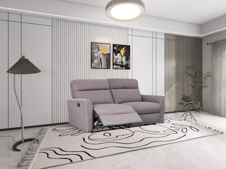 charlie manual recliner sofa fabric