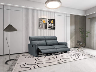 charlie manual recliner sofa leather