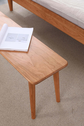 cherry wood bench renato dining room
