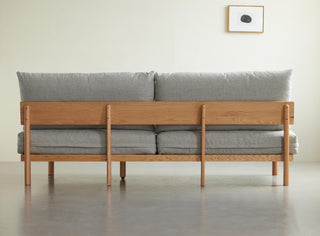 chic anzio armless sofa beige