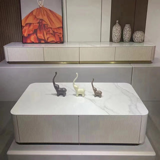 chic megan coffee table matching tv console