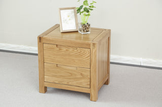 chic oak venet bedside furniture