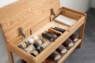 christa shoe storage bench compact size