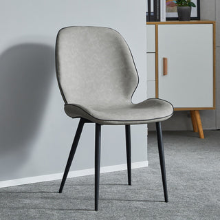 clarke dining chair with modern tech fabric material