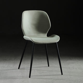 clarke tech fabric dining chair front view