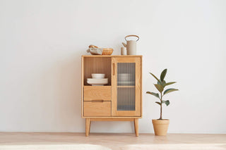 classic almer buffet storage glass door