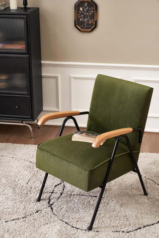 classic fabric minerva accent chair