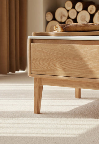 classic solid wood coffee table chantal