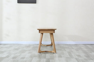 clean lines luca oak dining bench