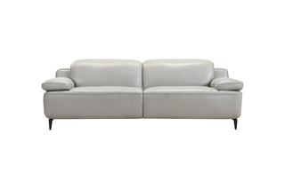 Gray sofa on a white background