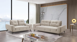 compact light grey fabric sofa tania