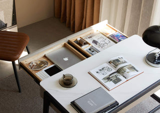 contemporary alberi study table black frame