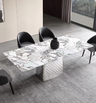 contemporary dining table dana sintered stone