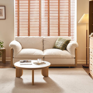 contemporary fortuna sofa wood frame