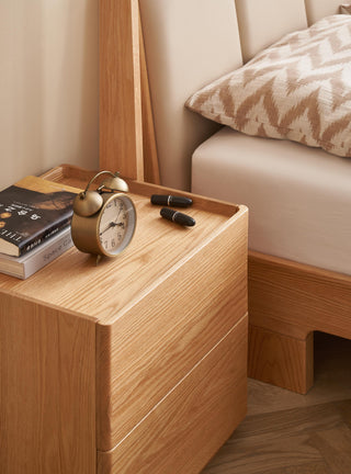 contemporary helena bedside with rack
