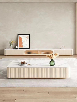 contemporary megan coffee table storage