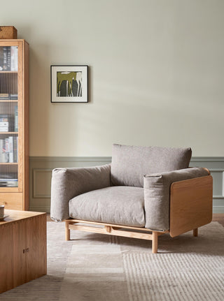 contemporary valencia sofa oak wood