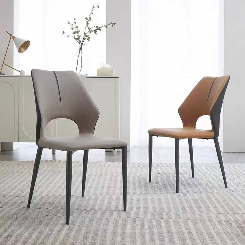 Cora Leather Dining Chairs - Singapore - COMFY