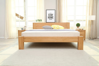 cozy bedroom venet oak table