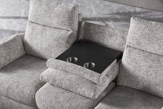 cushioned serena high back recliner sofa