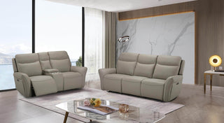deep seat leather recliner sofa devin
